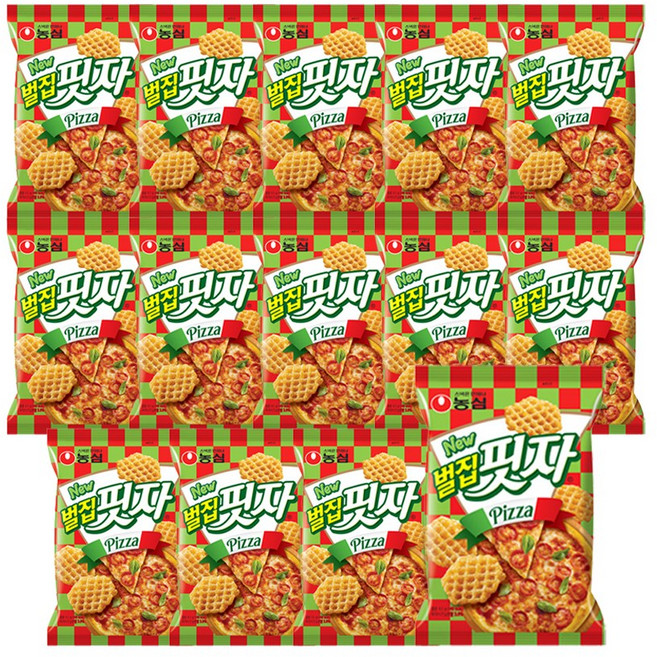 농심 벌집핏자, 90g, 14개