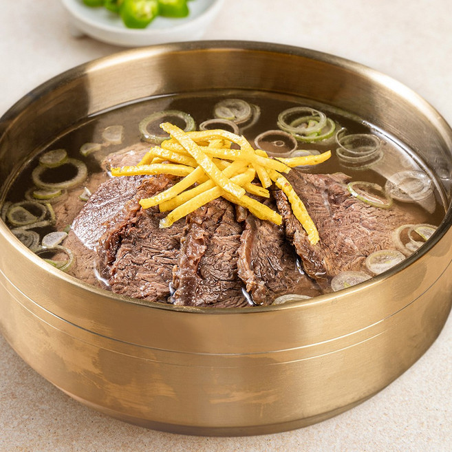 [국밥 5+1] 한끼든든 100% 한우나주곰탕+다대기(30g) 1개 증정, 6개, 400g