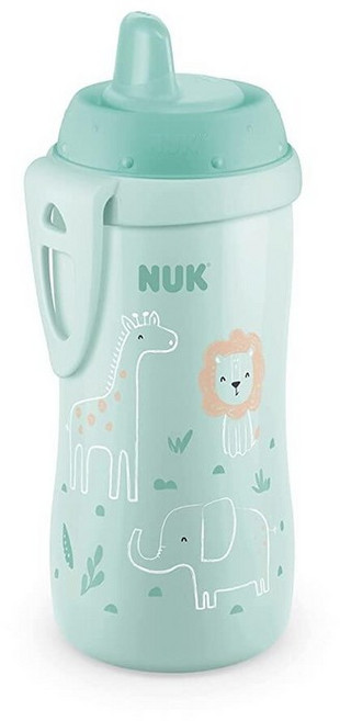NUK 액티브 하드 스파우트 시피 컵 283.5g(10온스) 1팩 9개월 이상, 1 Pack