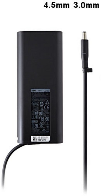 DELL 노트북 충전기 130W(4.5mm-3.0mm) XPS 15 7590 HA130PM130 19.5V-6.67A, 1개