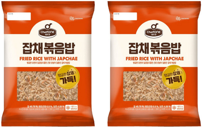 쉐프원 잡채볶음밥 300g, 2개