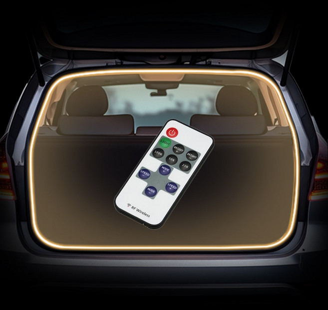 KC전기안전인증 국산 LED식빵등 무선리모콘형 다기능 DIY 트렁크 (5M + 리모콘세트), 1개, 웜화이트5m+리모콘