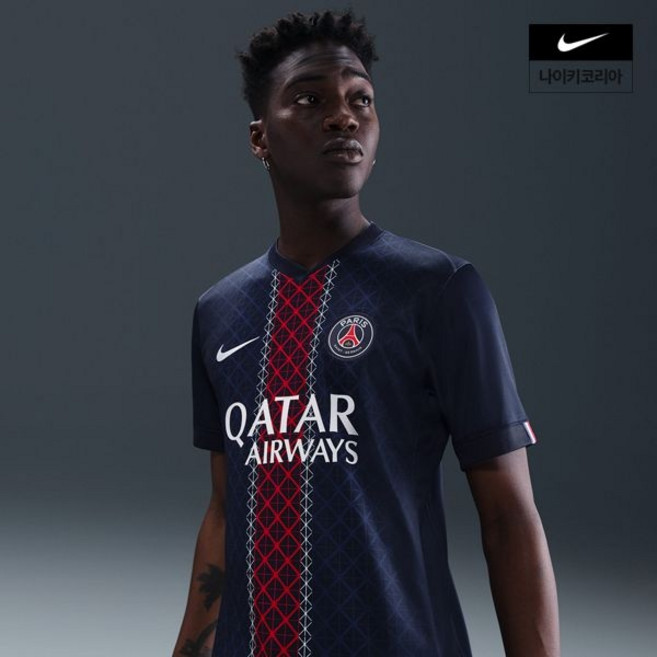 NIKE 나이키 파리 생제르맹 202526 스타디움 홈 남성 드라이 핏 축구 저지 HJ4593- 985953