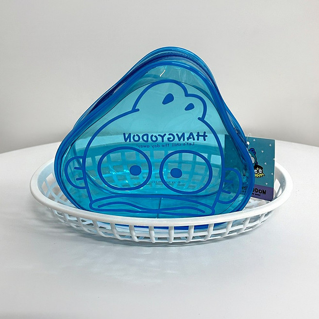 일본 정품 산리오 한교동 파우치 pvc 투명 화장품파우치