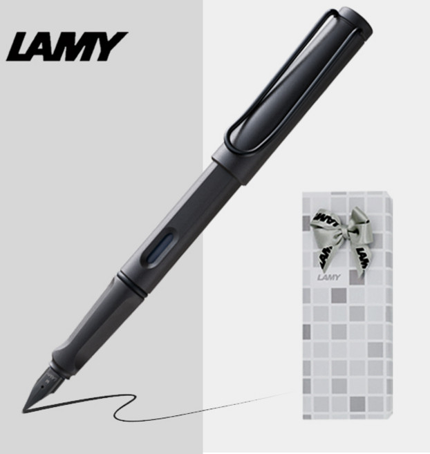 라미 만년필 사파리 [본사정품/무료선물포장], EF촉(가는촉), 챠콜(17)