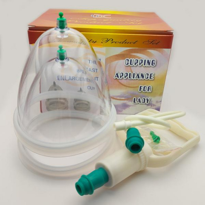 가슴마사지기 여성 유방 확대 펌프 진공 이중 흡입 엉덩이 리프팅 부항 마사지기, 1개