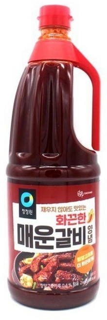 청정원 화끈한 매운갈비양념 2kg 2개, 1kg