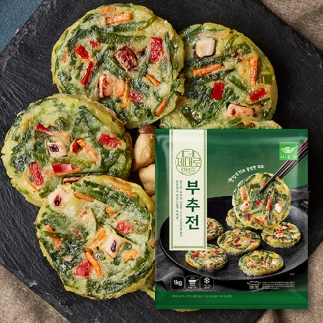더 제대로만든 부추전 1kg (30g x33ea), 5개