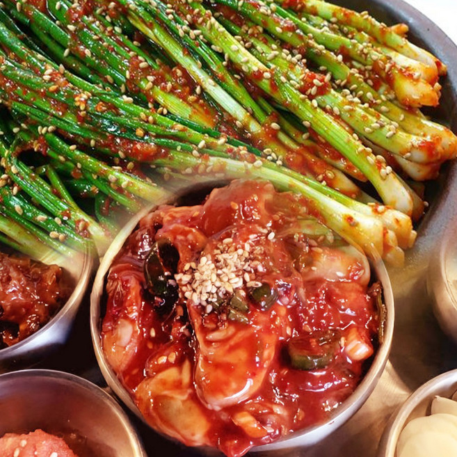 심부장집 전라도 파김치 500g + 어리굴젓 400g, 1개, 900g