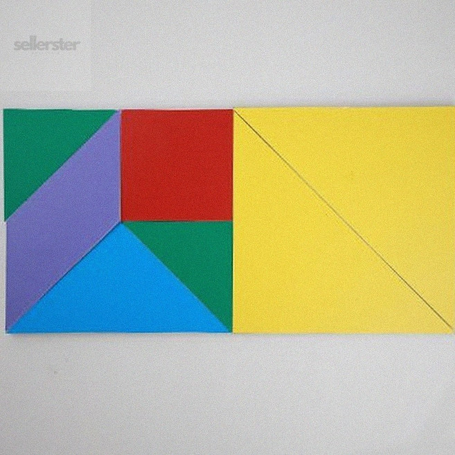 재미있는퍼즐 자석 칠교놀이 30x30 교사용