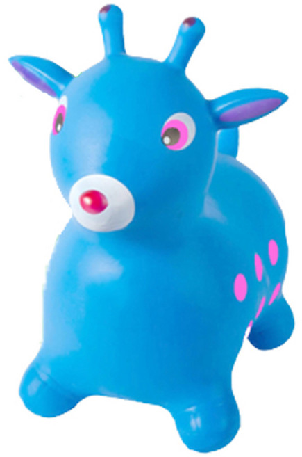 캐보트 사슴 점프볼 유아용 호핑 볼 점핑말장난감 호핑말 탱탱말 야외장난감, 블루 유아 점핑 호핑볼 아기짐볼, 1개