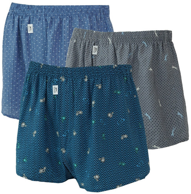 지시프 슬레진저 통기성 좋은 인견 트렁크 3종세트