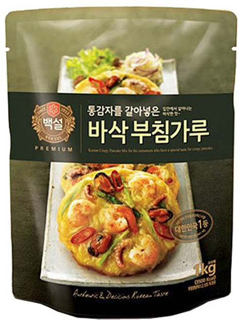 백설 통감자 바삭부침가루 1kg, 1개