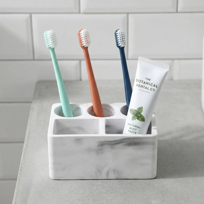 세로나 규조토 칫솔 꽂이 칫솔 거치대, 화이트, 1개, 화이트