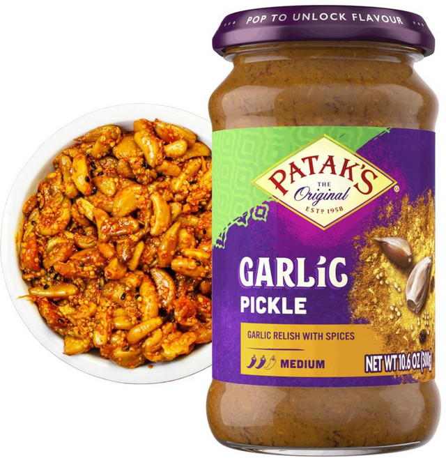 Patak's 마늘과 건포도를 넣은 마늘 피클, 1개, 300g