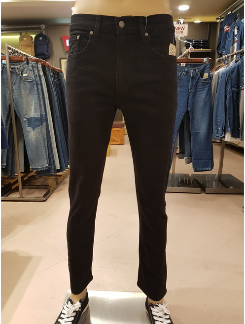 리바이스 502 레귤러 테이퍼드핏 블랙 진 29507-0001