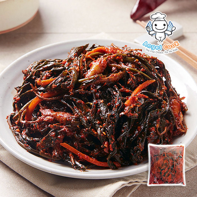 [엔젤쿡] 무배 깔끔한 남도의참맛 별미가 여수 돌산 갓김치 파김치 깍두기 알타리 총각김치 석박지 대파 갓물김치 동치미 깍치미 갓치미 대파피클 고들빼기, 2kg, 별미 고들빼기