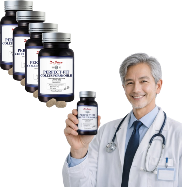 닥터브라이언 퍼펙트핏 콜레우스 포스콜리 추출물 식약처인증, 4개