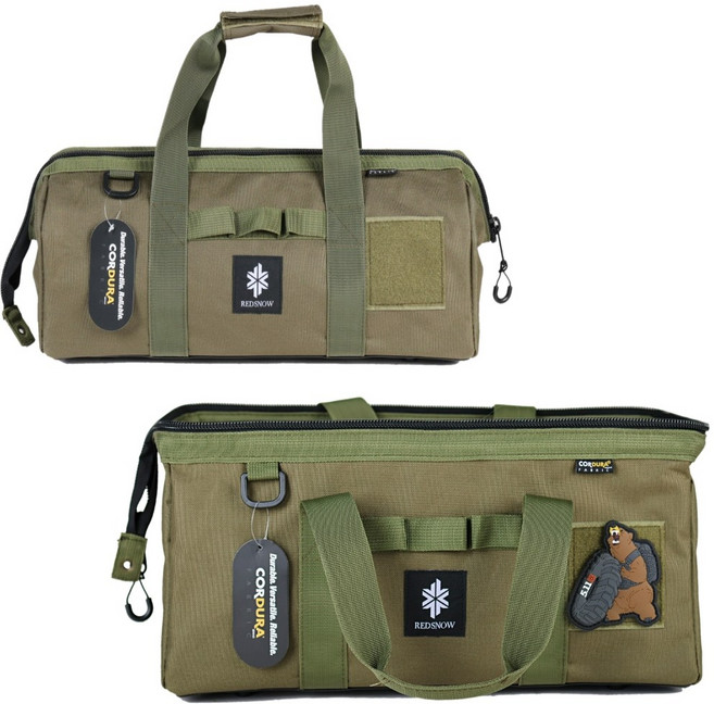 레드스노우 단조팩 공구 팩가방 툴 특대형, 1개, 카키