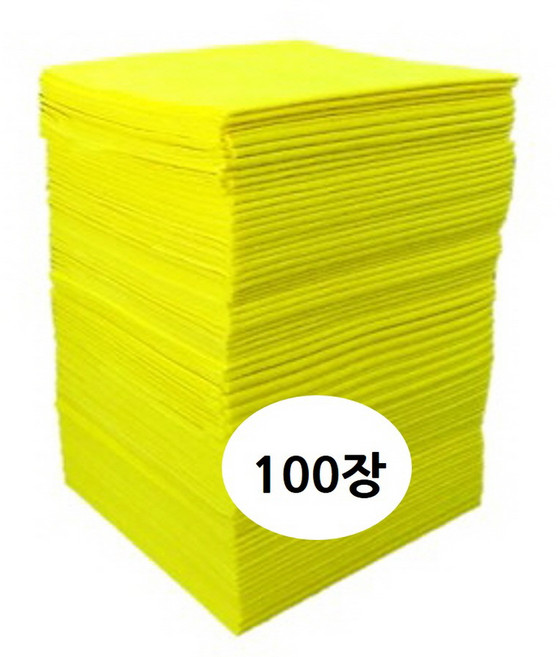 하트민 독일 행주 컬러 부직포 위생행주 16g 38x38cm, 100개