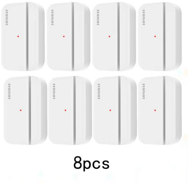 Staniot-5 년 배터리 수명 접촉 센서 도어 및 창 열림닫힘 감지기 433Mhz 스마트 홈 무선 센서, [01] Door Sensor-8pc