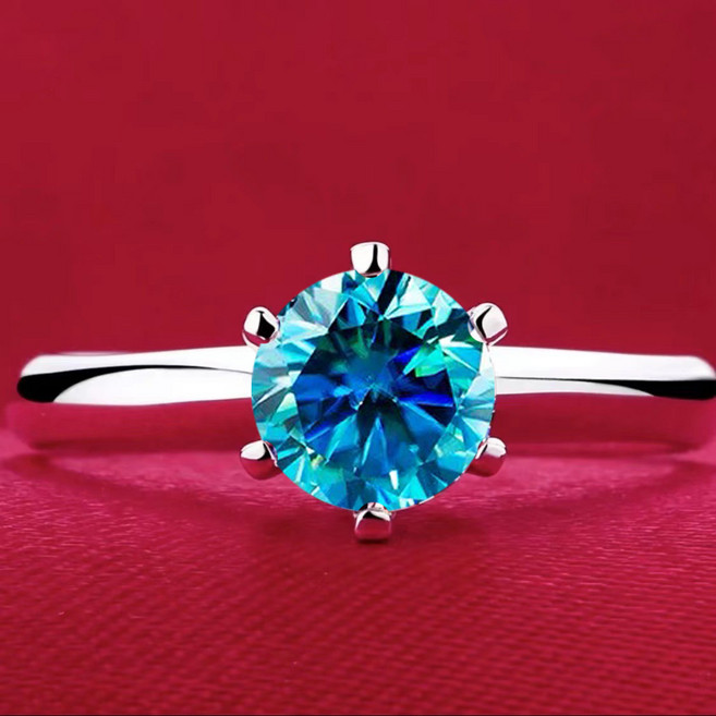 투니스 심플 라운드 큐빅 반지