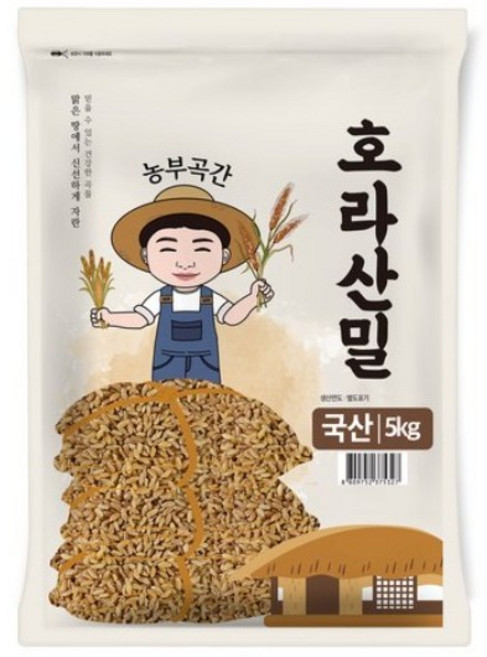 농부곡간 국내산 호라산밀, 5kg, 1개