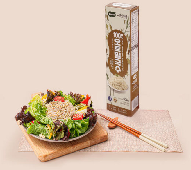 순솔 다이어트 100% 오트밀국수, 500g, 1박스