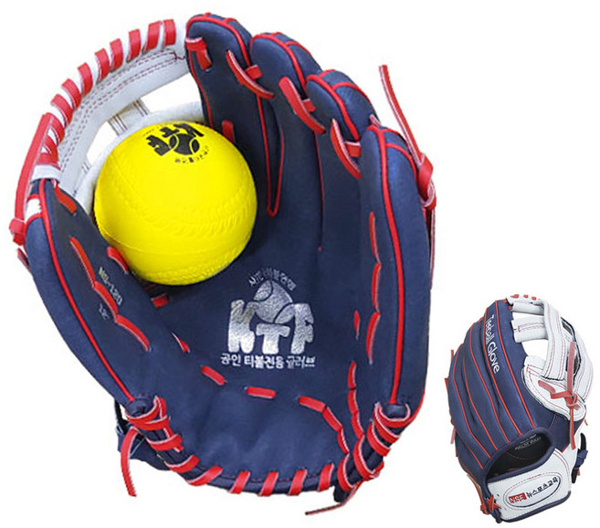 한국티볼연맹공인 티볼글러브 돈피 12인치 좌투 우투, 돈피 글러브 (12인치)-우투