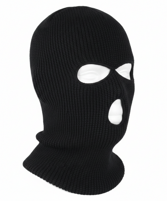 솔레르 호흡이 편한 강도 복면, 1개, 블랙