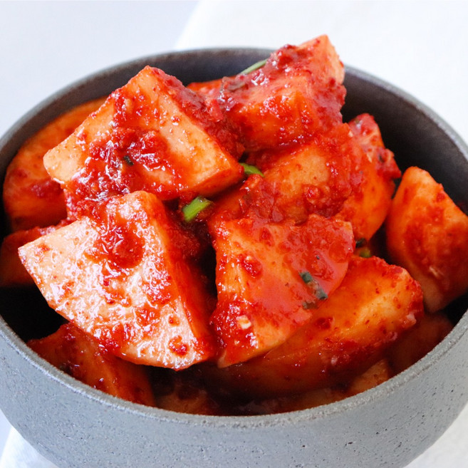 맘쏙김치 경상도 국밥집 석박지, 1개, 2kg