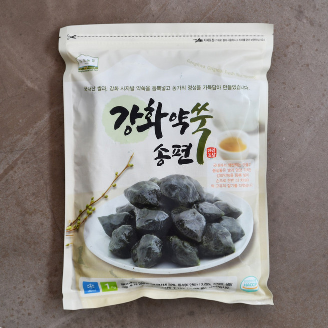 마리농장 강화약쑥송편, 1개, 1kg