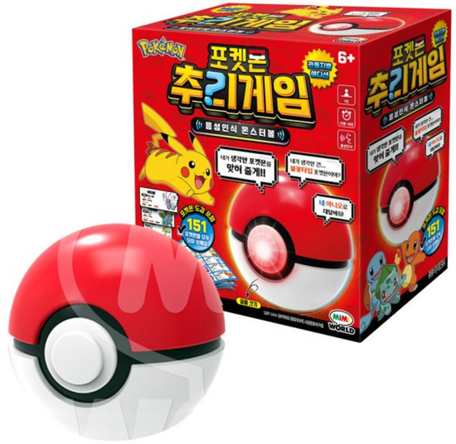 포켓몬스터 미미월드 추리게임, 혼합색상, 1개