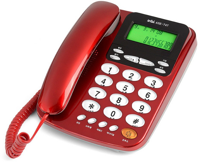 유선전화기 발신자표시 집전화기 ASE-747