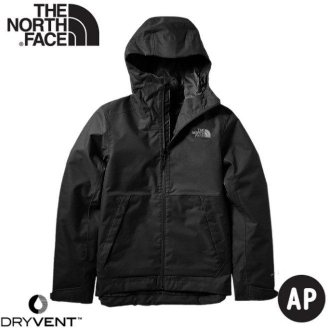The North Face 男 DV防水外套《黑》