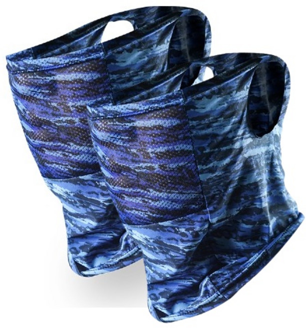 타이트엔드 H5M 쿨 메쉬 귀걸이 넥마스크 2P 세트, 01번, 1세트