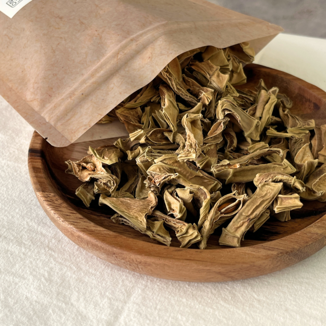 지리산 산청 어린 작두콩차 볶은 작두콩 꼬투리, 1개, 200g