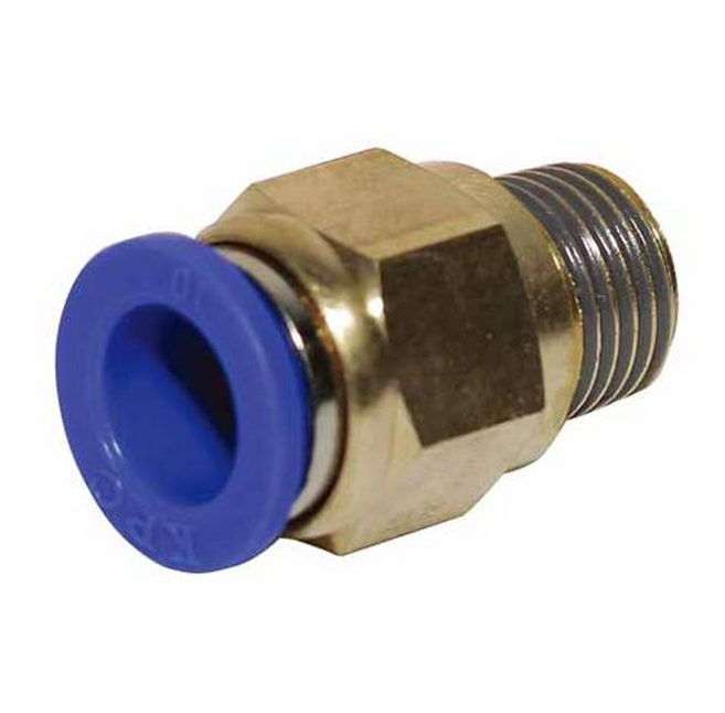 KPC 에어 원터치 휘팅 부속 피팅 숫나사 PC 06-M5, 2개