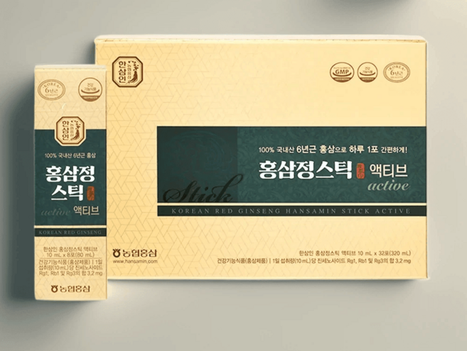 부원료없는 진세노사이드 홍삼정스틱 액티브 32포 2개