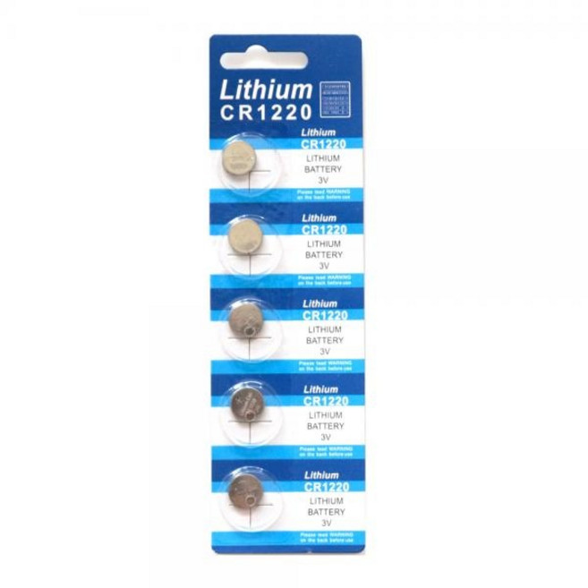 (티테크놀로지) (코인전지) CR1220 (5알(1SET)), 1개, 5개입