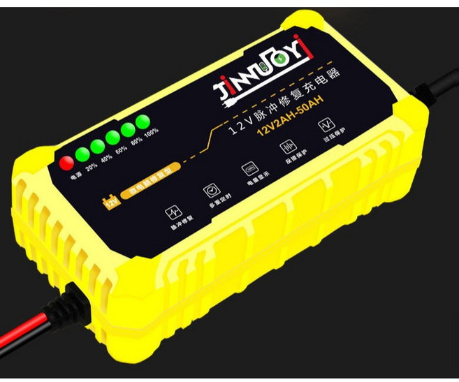 JINNUOYI 12V 汽車機車電瓶充電修復器, 1個, 3A【一般款】