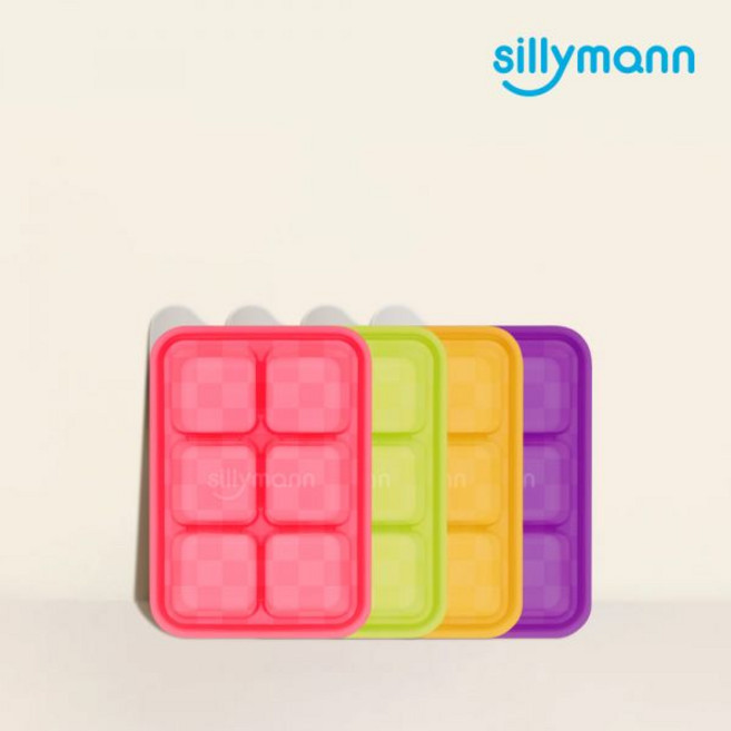 실리만 실리콘 사각 6구 아이스몰드 WSK801, 1개