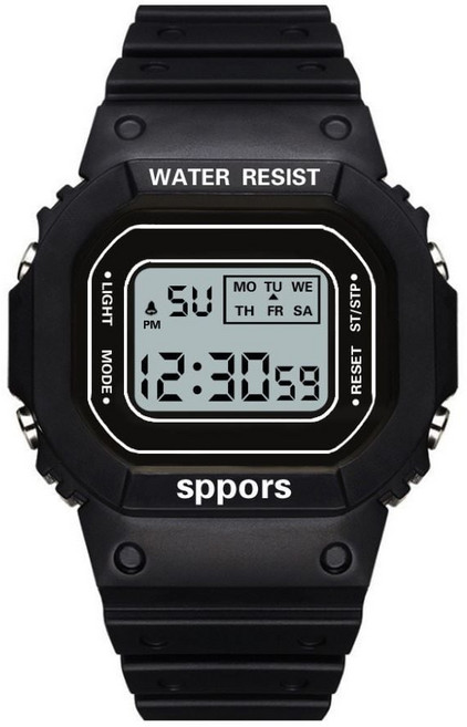 디지털 전자 시계 우레탄 손목 군인 수능 아웃도어 군대 26946PC 1(pc)