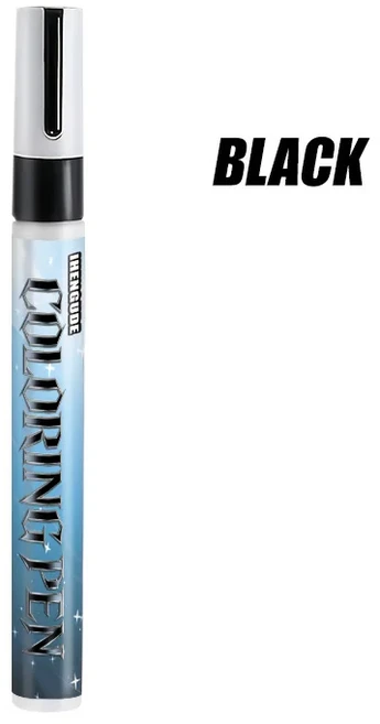 묘비 재도장용 특수 펜 금색 글씨가 새겨진 묘비 방수 및 변색 방지 사랑받는 글씨를 언제나 깨끗하게 유지하는 묘비 재도장 펜 추억을 보존, [01] 검정색