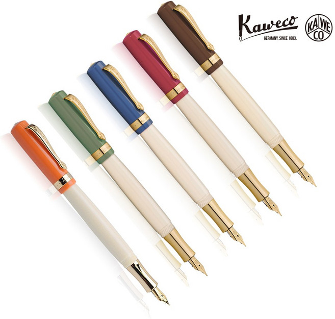 카웨코 스튜던트 금장 만년필 [색상 선택], 50년대 락 블루, F