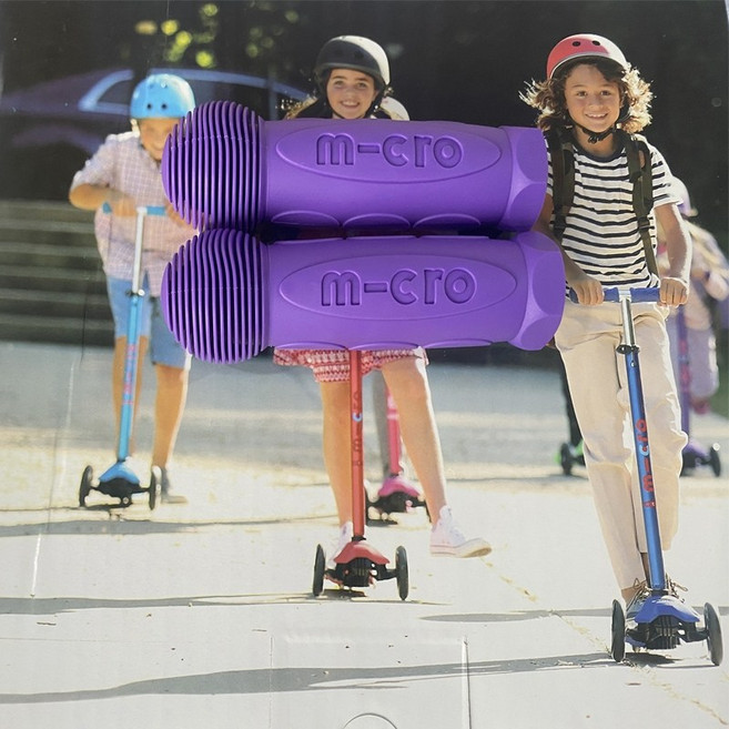 micro 킥보드 맥시 손잡이 색상별 마이크로킥보드 미니 교체, 08.보라색 핸들바 미니/맥시, 1개