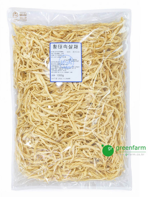 황태속살채 1kg(러시아), 1kg, 1