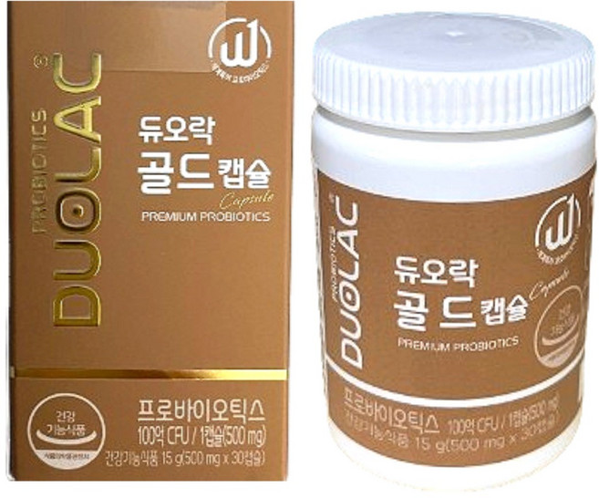 듀오락 골드 캡슐 유산균 프로바이오틱스, 1개, 30정
