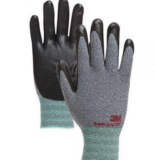 밀워키 형광 안전 장갑 강화된니트릴 코팅 스마트폰 터치 기능 경량 및 통기성 - L