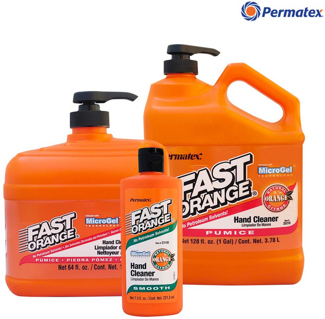 퍼마텍스 패스트 오렌지 핸드클리너 알갱이 스무스 손세척제 기름때제거 세정제, 1개